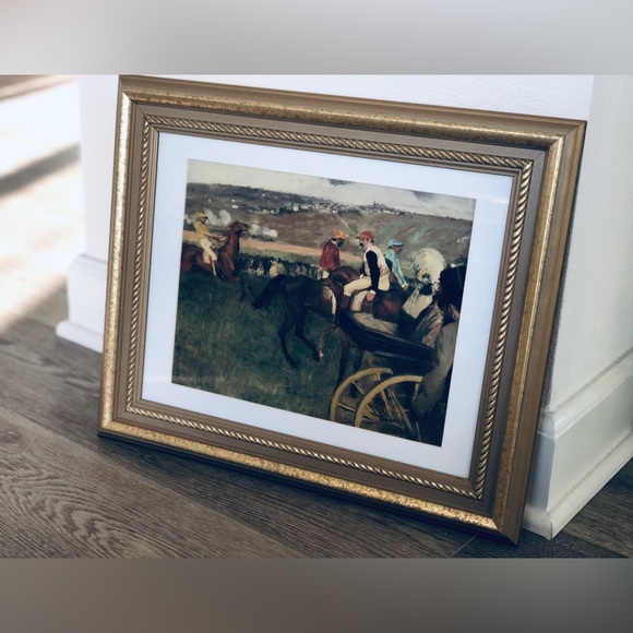 The Race Course: Amateur Jockeys Near a Carriage, 1876-1887 By Edgar Degas - Picture 3 of 10